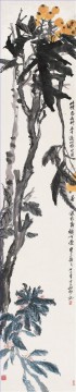  maler galerie - Wu cangshuo loquat Chinesische Malerei